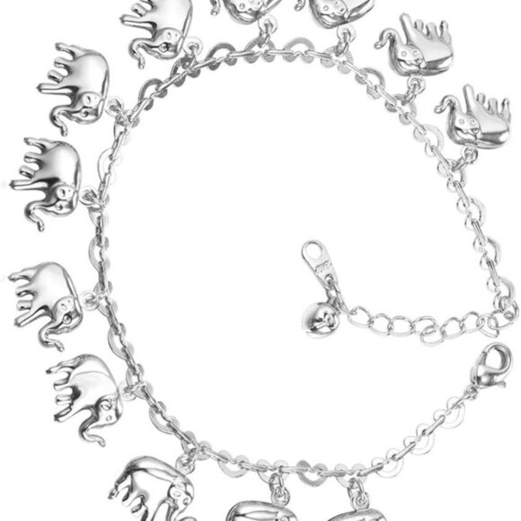 Jewelry - Women Girls Barefoot Jewelry 18K Gold or Rose Gold Stainless Steel Heart/Rope/Fi